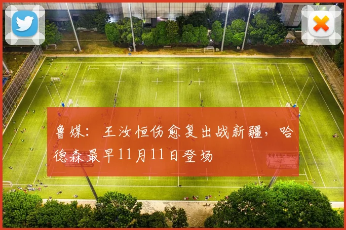 鲁媒：王汝恒伤愈复出战新疆，哈德森最早11月11日登场